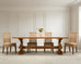 Country French Provincial Oak Farmhouse Trestle Dining Table 8 Ft