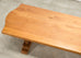 Country French Provincial Oak Farmhouse Trestle Dining Table 8 Ft