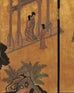Chinese Export Eight-Panel Coromandel Screen Gilt Pavilion 10 Ft