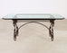 Italian Scrolled Iron Patio Garden Dining Table