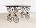Italian Scrolled Iron Patio Garden Dining Table