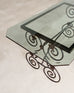 Italian Scrolled Iron Patio Garden Dining Table