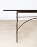 Italian Scrolled Iron Patio Garden Dining Table
