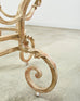 20th Century Italian Regency Wrought Iron Garden Dining Table