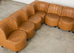 Midcentury 13 Piece Modular Sectional Sofa After Tito Agnoli