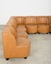 Midcentury 13 Piece Modular Sectional Sofa After Tito Agnoli