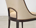 Set of Ten French Art Deco Style Gondola Leather Dining Chairs