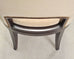 Set of Ten French Art Deco Style Gondola Leather Dining Chairs