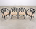 Set of Ten Josef Hoffmann for Wittman Villa Ast Dining Chairs