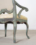 Set of Ten Minton-Spidell Country French Painted Dining Chairs