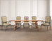 Set of Ten Minton-Spidell Country French Painted Dining Chairs
