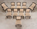 Set of Ten Sally Sirkin for J. Robert Scott Tuscany Dining Chairs