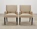 Set of Twelve A. Rudin No. 442 Upholstered Dining Armchairs