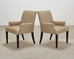 Set of Twelve A. Rudin No. 442 Upholstered Dining Armchairs