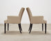 Set of Twelve A. Rudin No. 442 Upholstered Dining Armchairs