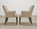 Set of Twelve A. Rudin No. 442 Upholstered Dining Armchairs