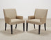 Set of Twelve A. Rudin No. 442 Upholstered Dining Armchairs
