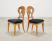 Set of Twelve Viennese Biedermeier Style Burlwood Dining Chairs