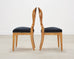 Set of Twelve Viennese Biedermeier Style Burlwood Dining Chairs