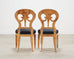 Set of Twelve Viennese Biedermeier Style Burlwood Dining Chairs