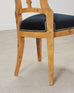 Set of Twelve Viennese Biedermeier Style Burlwood Dining Chairs