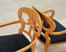 Set of Twelve Viennese Biedermeier Style Burlwood Dining Chairs