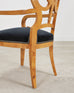 Set of Twelve Viennese Biedermeier Style Burlwood Dining Chairs