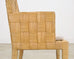 Set of Twelve John Hutton Donghia Block Island Cane Dining Chairs