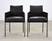Set of Twelve Karl Friedrich Forster Texas Leather Dining Armchairs