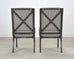 McKinnon and Harris Stone Top Dining Table and Six Dining Chairs