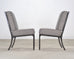 McKinnon and Harris Stone Top Dining Table and Six Dining Chairs