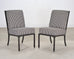 McKinnon and Harris Stone Top Dining Table and Six Dining Chairs