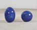 Set of Blue Glazed Ceramic Garden Egg Sculptures after Jun Kaneko