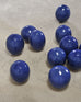 Set of Blue Glazed Ceramic Garden Egg Sculptures after Jun Kaneko