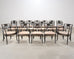 Set of Eighteen Baker “Governor Alston” Regency Dining Chairs