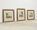 Set of 3 Josef Eidenberger Williamsburg Architectural Etchings 1977