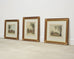 Set of 3 Josef Eidenberger Williamsburg Architectural Etchings 1977
