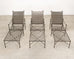 Set of Three Mario Papperzini Style Wrought Iron Chaise Longues