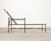 Set of Three Mario Papperzini Style Wrought Iron Chaise Longues