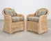 Set of Four Ralph Lauren Style Joshua Tree Dining Armchairs