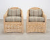 Set of Four Ralph Lauren Style Joshua Tree Dining Armchairs