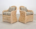 Set of Four Ralph Lauren Style Joshua Tree Dining Armchairs