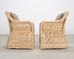 Set of Four Ralph Lauren Style Joshua Tree Dining Armchairs