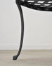 Set of Four Brown Jordan Neoclassical Garden Dining Armchairs