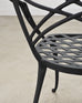 Set of Four Brown Jordan Neoclassical Garden Dining Armchairs