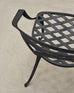 Set of Four Brown Jordan Neoclassical Garden Dining Armchairs