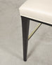 Set of Four Paul McCobb "Irwin" Mahogany Brass Dining Chairs