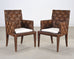 Set of Four John Hutton for Donghia Block Island Cane Armchairs