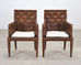 Set of Four John Hutton for Donghia Block Island Cane Armchairs