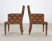 Set of Four John Hutton for Donghia Block Island Cane Armchairs